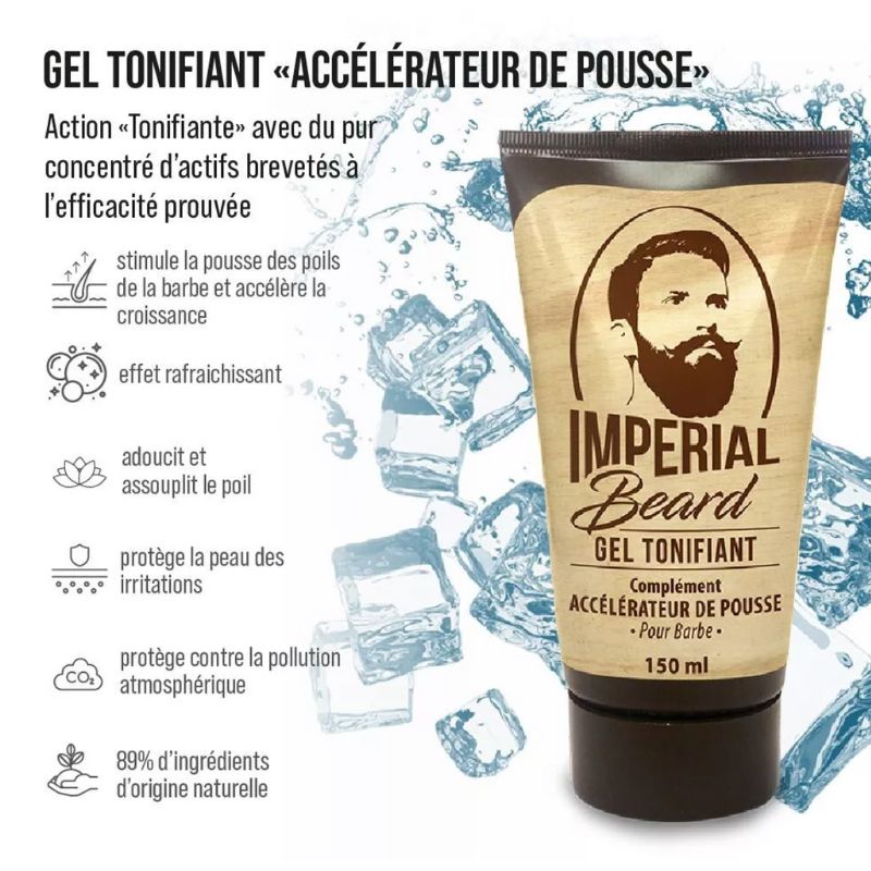 Imperial Beard Gel Tonifiant Barbe accélérateur de pousse  150ml