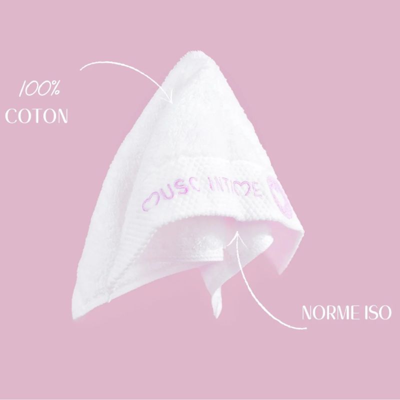 Musc intime coffret 2 serviettes 100%coton