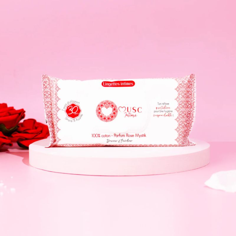 Musc intime Lingettes l'Envoutante 30pièces Rose MystiK