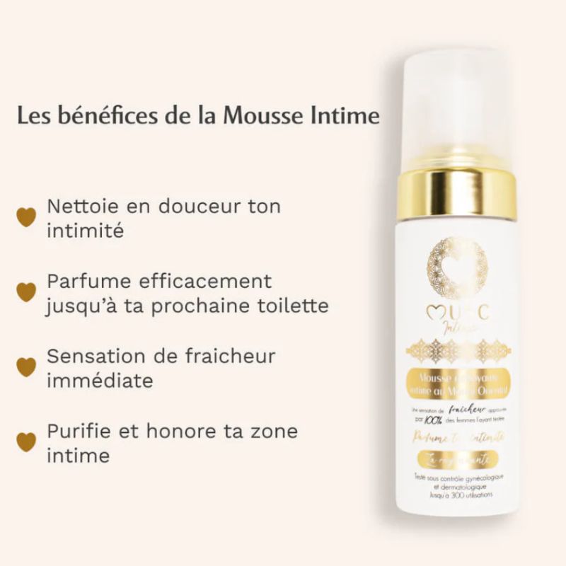 Musc intime Mousse intime la Rayonnante 150ml Monoî oriental