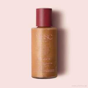 Musc Intime – Huile Sèche Glow Pailletée Corps Rose Mystik 100ml